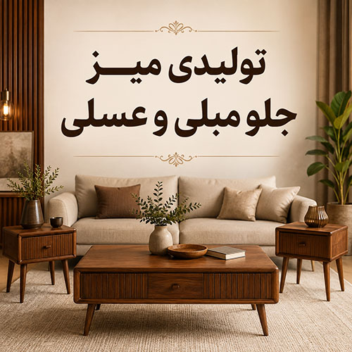 تولیدی میز جلو مبلی و عسلی | خرید مستقیم مدل‌های جدید با قیمت مناسب